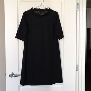 J Crew Shift Dress Black